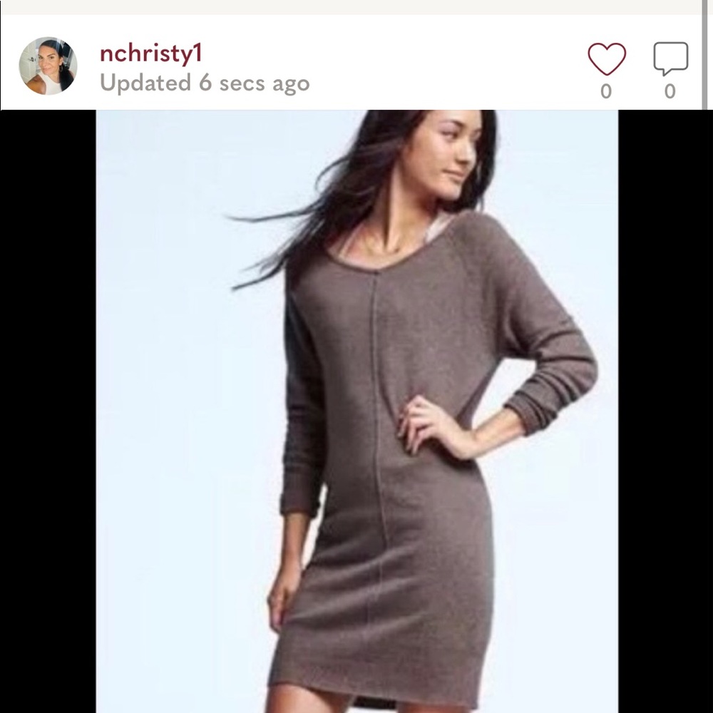 Athleta Long Cashmere Dress Size M